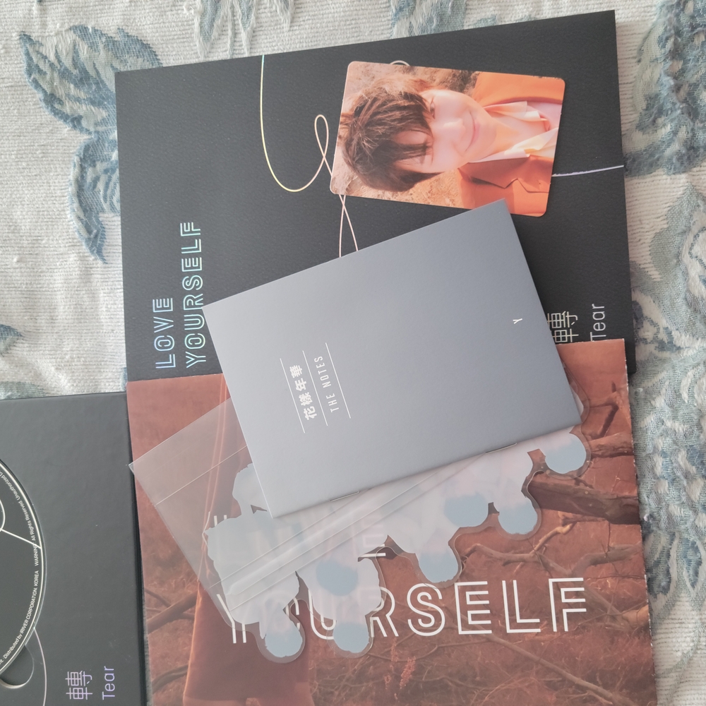 (2/$40) BTS Love Yourself Tear (Version Y) w/ RM PC, Y Version Poster & Stand